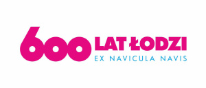 Logo 600 lat Łodzi